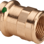 VIEGA 114 329 Viega Sanpress-Übergangsstück mit SC-Contur Rotguss oder Siliziumbronze, Modell 2212 VdS-Zulassung d: 28 Rp: 1 2212 Verpackungseinheit:1ST