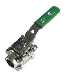 975823c6-ea96-4b34-b3fd-34367b84de43 ALVA ARTEKH3M3A50 ALVA Edelstahlkugelh. M3 3tlg AE 2" PN63 voll.DG 1.4408 ISO-Top sperrb.Hebel Verpackungseinheit:1ST – Bild 1