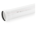 REHAU 11202241222 RAUPIANO PLUS Abflussrohr DN 75, Baulänge 1500 mm  Verpackungseinheit:1ST