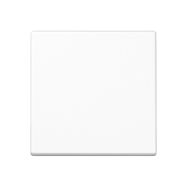 JUNG A590BFWW A500 BRUCHSICHER Wippe einteilig, Schalter/Taster, alpinweiß, glänzend, ohne ISO Aufdruck, geeignet für Bussystem-Tasterankopplung