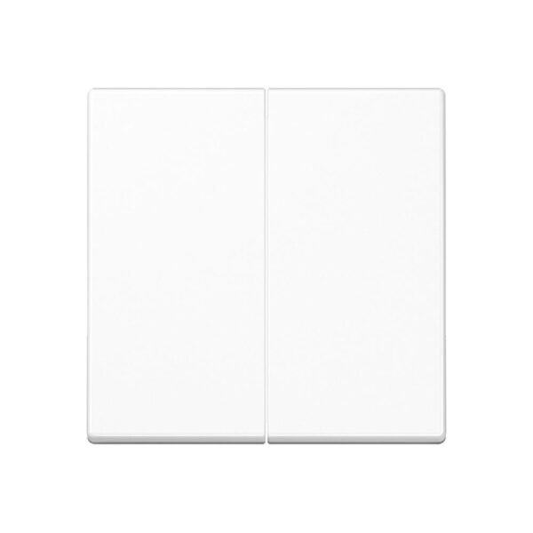 JUNG A595BFWW A500 BRUCHSICHER Wippe Serien, Schalter/Taster, alpinweiß, glänzend, ohne ISO Aufdruck, geeignet für Bussystem-Tasterankopplung