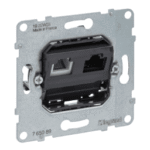 LEGRAND 765089 SEANO Einsatz Datendose RJ11+RJ45 Kat. 6 UTP  Verpackungseinheit:1ST