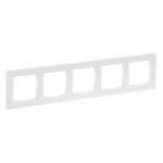 LEGRAND 765185 SEANO+ 5-fach Rahmen in der Farbausführu ng Ultraweiss  Verpackungseinheit:1ST