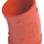 VICTAULIC F00120030ZZP00G 88.9 mm/3" No 12 22.5° Bogen Orange Schwanenhals  Verpackungseinheit:1ST