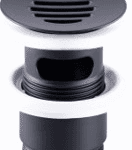 ALVA AQARVAAV3S ALVA Varia Ablaufventil 5/4" offen für HWB, Schwarz Matt  Verpackungseinheit:1ST