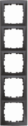 9d332eef-7371-48d8-8df9-30fd545397df BERKER 10159949 S.1 Rahmen 5fach anthrazit matt Verpackungseinheit:1ST – Bild 1