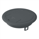 OBO 7405082 Klappdeckel mit Schnurauslass 140x140x40 Polyamid eisengrau RAL 7011 GES R2 7011 Verpackungseinheit:1ST