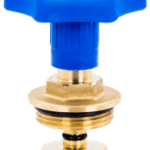 ALVA ACBOT1/2 ALVA BONAQUA Oberteil f. ACB 1/2", Handrad blau  Verpackungseinheit:1ST