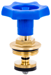 9dfdcdf5-afbc-44a3-a353-85b29de39737 ALVA ACBOT1/2 ALVA BONAQUA Oberteil f. ACB 1/2", Handrad blau Verpackungseinheit:1ST – Bild 1