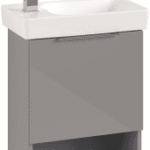 VILLEROY&BOCH B88400VT Villeroy & Boch Waschbeckenunterschrank Architectura B88400, 430 x 520 x 273 mm, 1 Tür, Anschlag (Scharnier) links, Waschbecken mittig, Waschbecken mittig, Grey B88400 Verpackungseinheit:1ST