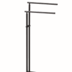 ALVA AQASVAHTSS ALVA Varia Handtuchständer Standfuß rechteckig, Schwarz Matt  Verpackungseinheit:1ST