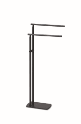 9e94059d-2854-47df-b857-0d15ac3e5e57 ALVA AQASVAHTSS ALVA Varia Handtuchständer Standfuß rechteckig, Schwarz Matt Verpackungseinheit:1ST – Bild 1