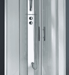 ALVA AQDUFOR90D ALVA Forta Komplettdusche Rundd. 90x90cm,m. Thermost., Dach, ESG Cl.,Weiß  Verpackungseinheit:1ST