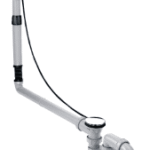 HANSGROHE 58116180 hansgrohe Exafill S Grundkörper Wanneneinlauf, Ablauf- und Überlaufgarnitur für Sonderwannen 58116XXX Verpackungseinheit:1ST