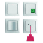 BERKER 52008989 Notruf-Set mit Rahmen S.1 polarweiß, glä nzend  Verpackungseinheit:1ST