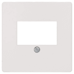 SIEMENS 5TG25632 Abdeckungplatte f.TAE- und Lautsprecher DELTA i-system, titanweiß 5TG2563-2 Verpackungseinheit:1ST