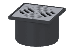 9f4ad6e5-5197-4b5f-97a8-b4c1235d72c6 KESSEL 48165 KESSEL Aufsatzstück, Rahmen Material ABS, Länge 130 mm, Breite 130 mm, Abdeckung Edelstahl 1.4301 (V2A), Verriegelung, Rost Design, Material Aufsatzstück ABS, Abdichtung Aufsatzstück durch Verpackungseinheit:1ST – Bild 1