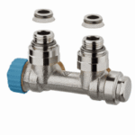 HEIMEIER 3855-02.000 IMI HEIMEIER Ventil Multilux Einrohr Eck, für Rp 1/2 Innengewinde und G 3/4 Außengewinde  Verpackungseinheit:1ST