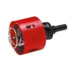 CIMCO 207563 Lochsäge, mit Randversenker, Ø68mm, T40mm, Gewindeaufnahme, geeignet für Gipskarton, geeignet für Holz, geeignet für Aluminium