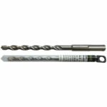HAUPA 230436 Hammerbohrer, Ø6mm, SDS-plus, 100/160mm, geeignet für Beton, geeignet für Stein