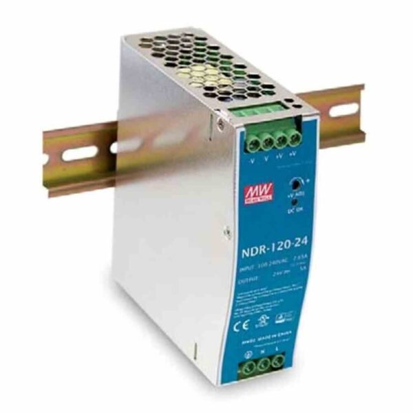 MEANWELL NDR120-24 Netzteil 230VAC / 24V DC