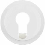 BERKER 15072089 Schlüssel Abdeckung, Schalter/Taster, polarweiß, glänzend, ohne ISO Aufdruck