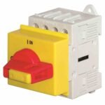 BENEDICT & JÄGER LTS32SMAHN1A4 Hauptschalter, 32A, 4p, IP40, Einbaugerät Festeinbautechnik, Sicherheitsschalter, Ausführung als NOT-AUS-Einrichtung