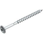 OBO BETTERMANN 3498130 Tellerkopfschraube für Holzbauteile 14x63 Stahl galvanisch verzinkt, VPE: 200 STCK