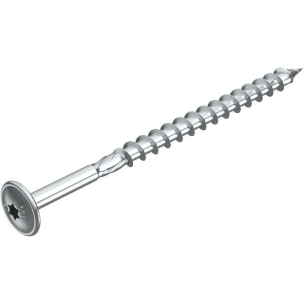 OBO BETTERMANN 3498130 Tellerkopfschraube für Holzbauteile 14x63 Stahl galvanisch verzinkt, VPE: 200 STCK