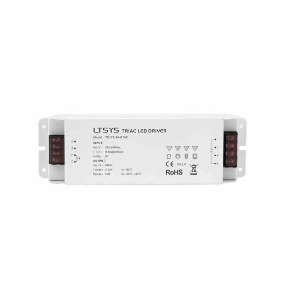 SMARTLED TD7524E1M1 TD7524E1M1 Direct Triac Dim Treiber 75W 24VDC integriertes Netzteil