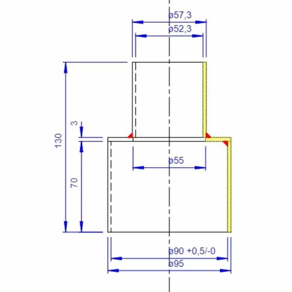 PFISTERER 243000126 Reduzierung 76,2mm (3")