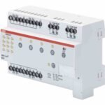 ABB 2CDG110217R0011 Heizungsaktor, Bussystem KNX, REG, 4Ausg, 0,5A, 24-230V, Ventilschutzfunktion, Handschaltung