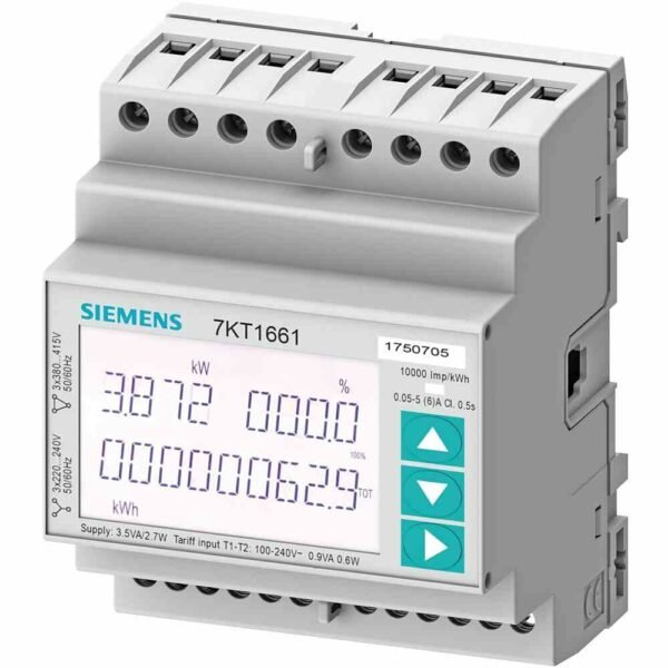 SIEMENS AG 7KT1673 Kombimessgerät, Amperemeter, Blindleistungsmesser, Frequenzmesser, Voltmeter, Wirkleistungsmessgerät
