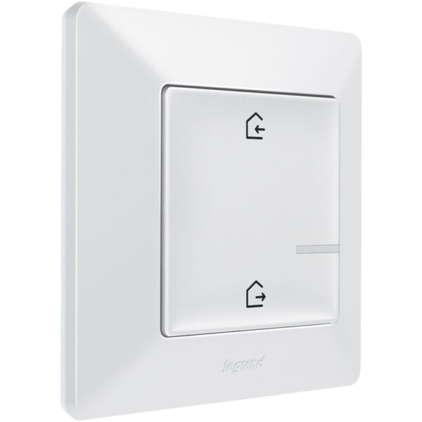 LEGRAND 752186 Handsender, 2400MHz, 2k, Rollingcode-System, Funktaster unter Putz, Funktaster auf Putz, Funkcodiergerät, IP40, Batterie