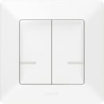 LEGRAND 752187 Handsender, 2400MHz, 2k, Rollingcode-System, Funktaster unter Putz, Funktaster auf Putz, Funkcodiergerät, IP40, Batterie