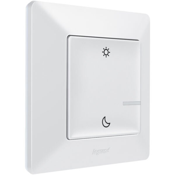 LEGRAND 752189 Handsender, 2400MHz, 2k, Rollingcode-System, Funktaster unter Putz, Funktaster auf Putz, Funkcodiergerät, IP40, Batterie