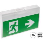 SPEKTRALED SPNLEM3W3HAT LED-Notleuchte OptiSlim 3W 28lm Auto Test IP20 3h