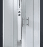 ALVA AQDUFOE90D ALVA Forta Komplettdusche Eckeinst. 90x90cm,m. Thermost., Dach, ESG Cl.,Weiß  Verpackungseinheit:1ST