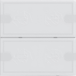 GIRA 5002003 KNX Tastsens.4 Komfort 2f TS4 Weiß  Verpackungseinheit:1ST