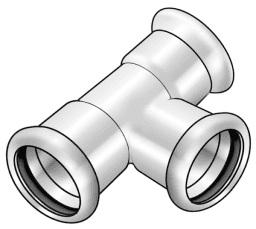 a1255d65-cd89-409a-beb1-ef97bc17d7ef KE KELIT 53630DDD KE KELIT NP440 STEELFIX Edelstahl Press-T-Stück 22/22/22 NP440 Verpackungseinheit:1ST – Bild 1