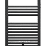 ALVA AQBHAM90.50EL ALVA Amoa Badheizkörper 90x50cm rein elektrisch, 500W, Black Matt  Verpackungseinheit:1ST