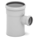 REHAU 15572651001 RAUSILENTO Einfachabzweig DN 110 / 90 / 45 Grad  Verpackungseinheit:1ST