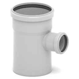 a14a6fc3-1c4f-47ea-b078-e66453586d59 REHAU 15572651001 RAUSILENTO Einfachabzweig DN 110 / 90 / 45 Grad Verpackungseinheit:1ST – Bild 1