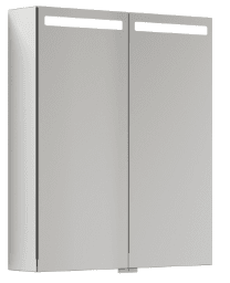 a1525703-15fc-4a0e-bc97-03cef13886f9 ALVA AQBMJUSPS1.2 ALVA Juna Spiegelschrank, Korpus verspiegelt, 60x80x14,5cm, LED-Beleucht. Verpackungseinheit:1ST – Bild 1