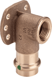 a1690e0f-8c54-469e-bc5b-e30b31f923c1 VIEGA 335 236 Viega Sanpress-Wandscheibe mit SC-Contur Rotguss oder Siliziumbronze, Modell 2225.5 d: 18 Rp: ¾ 2225,5 Verpackungseinheit:1ST – Bild 1