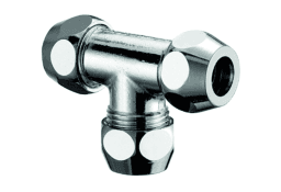 a1895b60-61d1-4385-bbf2-a3dbfd94bade SCHELL 06 455 06 99 SCHELL T-Verschraubung, 3x Ø 10 mm (DN 10 G 3/8 AG), chrom Verpackungseinheit:1ST – Bild 1