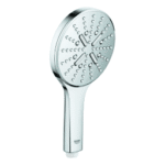 GROHE 26 574 000 GROHE Handbrause Rainshower SmartActive 130 26574, 3 Strahlarten, maximaler Durchfluss bei 3 bar: 8.5 l/min, chrom 26574 Verpackungseinheit:1ST