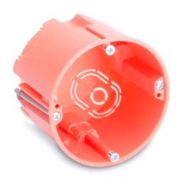 a2128bb4-fcd7-46af-b789-3ecac0274bfe DIETZEL 021197 Hohlwand-Schalterabzweigdose orange, halogenfrei HWAD 65 Verpackungseinheit:25ST – Bild 1