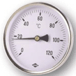 JAKO 2311010100 Solethermometer Fig.20, Durchmesser 63 Messbereich -20/+40°C, Schaftl.63mm  Verpackungseinheit:1ST