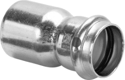 a2f65ae5-353b-4e13-83a1-0337f76c8a46 VIEGA 558 598 Viega Prestabo-Reduzierstück mit SC-Contur Stahl unlegiert, verzinkt, Modell 1115.1 VdS-Zulassung d1: 54 d2: 28 1115,1 Verpackungseinheit:1ST – Bild 1